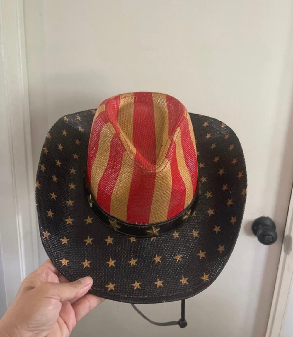 American flag USA cowboy hat NEW
